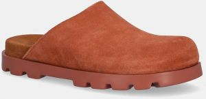 Semišové šľapky Camper Brutus Sandal oranžová farba, K201545-009