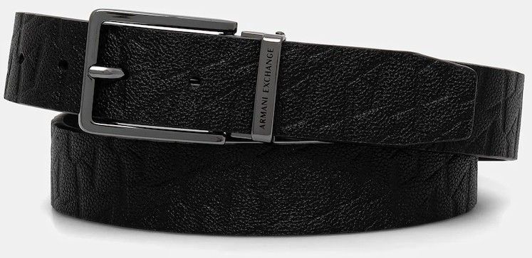 Opasok Armani Exchange čierna farba, XM000677 AF12133
