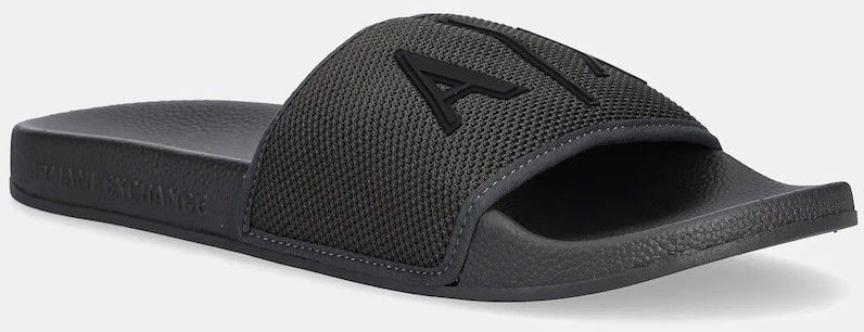 Šľapky Armani Exchange čierna farba, XUP001 XV820 R401