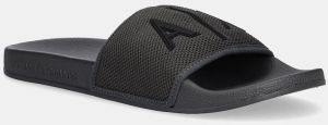 Šľapky Armani Exchange čierna farba, XUP001 XV820 R401