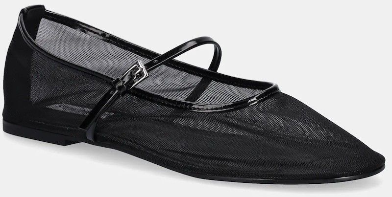 Baleríny Steve Madden Mash čierna farba, SM11003765
