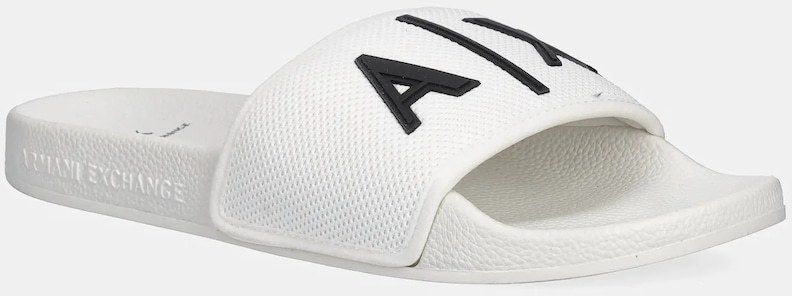 Šľapky Armani Exchange biela farba, XUP001 XV820 K488