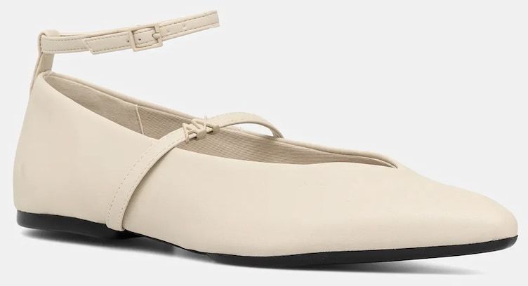 Baleríny Armani Exchange béžová farba, XDD004 XV841 01819