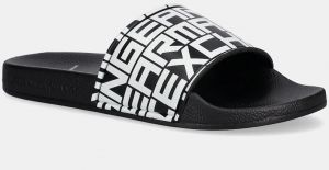 Šľapky Armani Exchange čierna farba, XUP004 XV679 N814