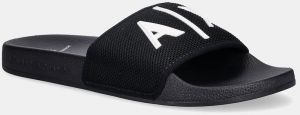 Šľapky Armani Exchange tmavomodrá farba, XUP001 XV820 U385
