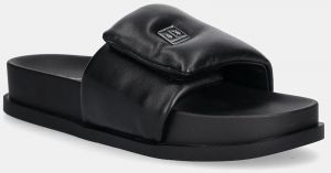 Šľapky Armani Exchange čierna farba, XDP061 XV926 00002
