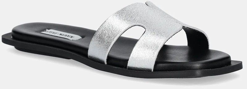 Šľapky Steve Madden Sofia strieborná farba, SM11003523