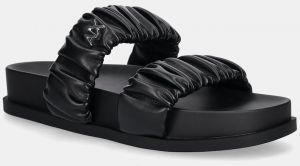 Šľapky Armani Exchange čierna farba, XDP062 XV926 00002