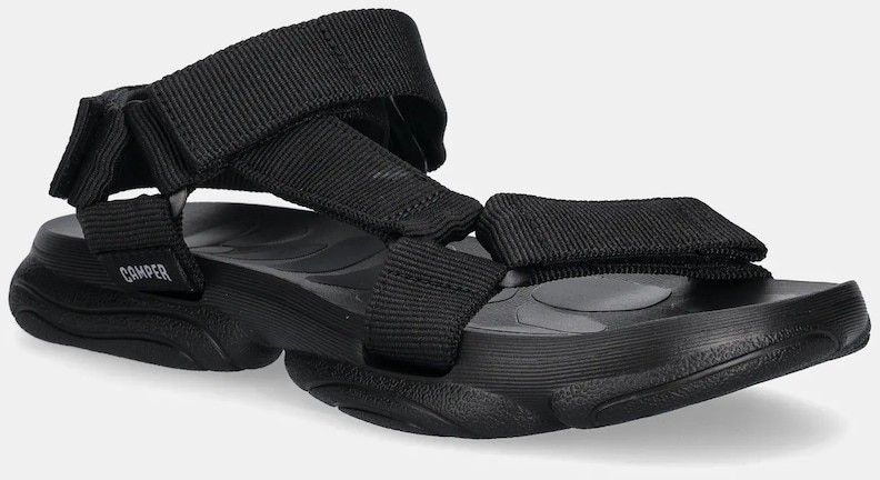 Sandále Camper Karst Sandal čierna farba, na nízkom podpätku, K201794-001