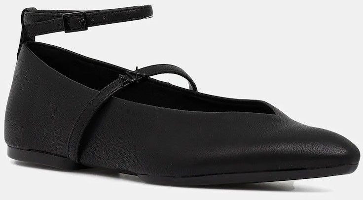 Baleríny Armani Exchange čierna farba, XDD004 XV841 00002