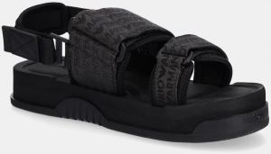 Sandále Emporio Armani čierna farba, X4P141 XR343 K001
