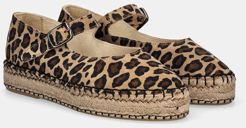 Semišové espadrilky Answear.LAB hnedá farba, na platforme