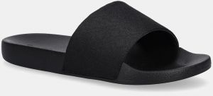 Šľapky Calvin Klein POOL SLIDE - JACQ čierna farba, HW0HW02420