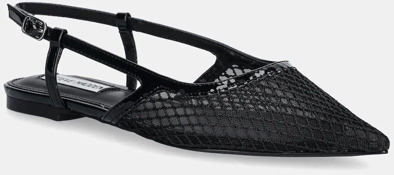 Baleríny Steve Madden Slingshot-M čierna farba, s otvorenou pätou, SM11003838