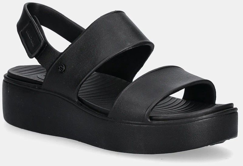 Sandále Skechers FOAMIES čierna farba, na platforme, 111257