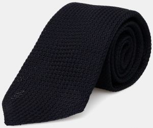 Hodvábna kravata Eton tmavomodrá farba, A00030963