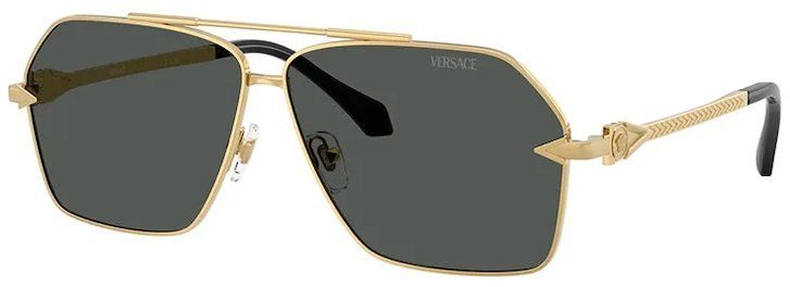 Slnečné okuliare Versace zlatá farba, 0VE2284