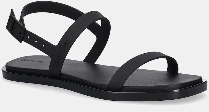 Sandále Calvin Klein SANDAL - JELLY čierna farba, HW0HW02426
