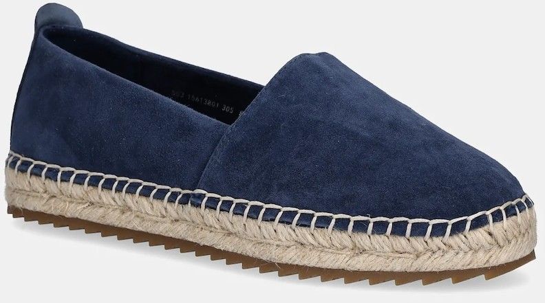Nubukové espadrilky Marc O'Polo GEM 6B tmavomodrá farba, 50315613801305
