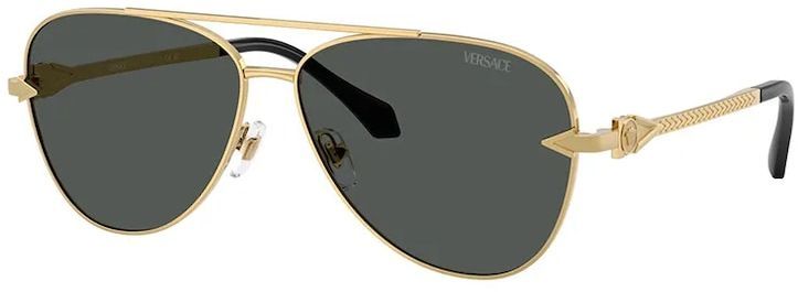 Slnečné okuliare Versace zlatá farba, 0VE2283
