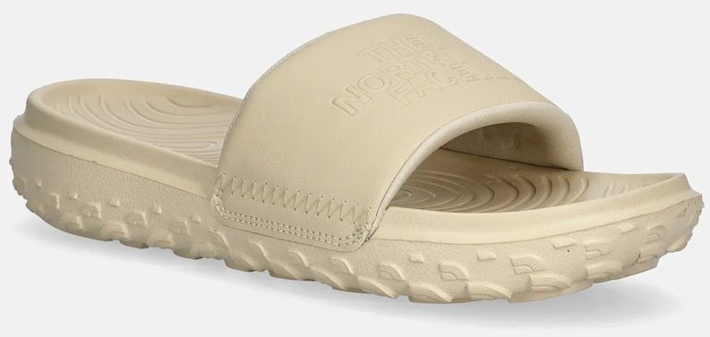 Šľapky The North Face Never Stop Cush Slide zelená farba, NF0A8A9069Y1