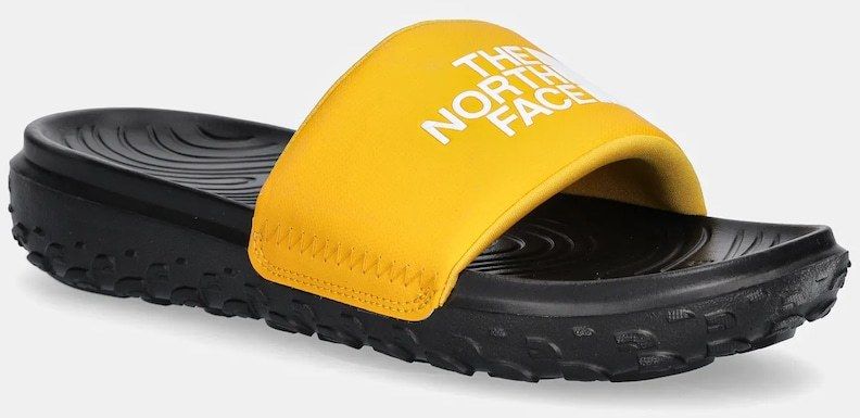Šľapky The North Face Never Stop Cush Slide žltá farba, NF0A8A90ZU31