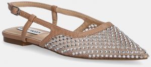 Baleríny Steve Madden Slingshot-MR hnedá farba, s otvorenou pätou, SM11003839