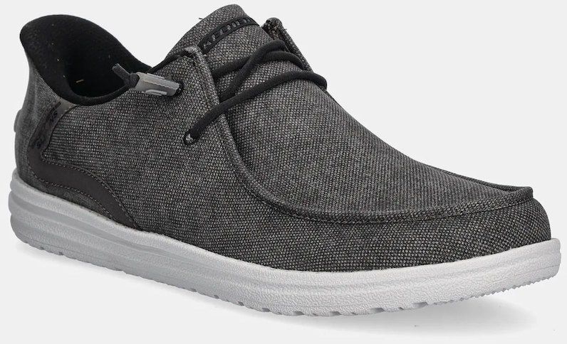 Mokasíny Skechers MELSON šedá farba, 210959