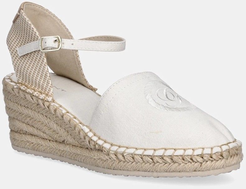 Espadrilky Gant Luliza béžová farba, na kline, 30569947.G20