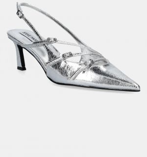 Lodičky Steve Madden Liana strieborná farba, SM11003386