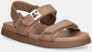 Kožené sandále Steve Madden Mona béžová farba, SM11002535