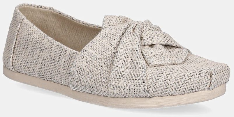 Espadrilky Toms FOG BEACHSIDE béžová farba, 10021936