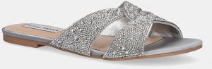 Šľapky Steve Madden Musa strieborná farba, SM11003835