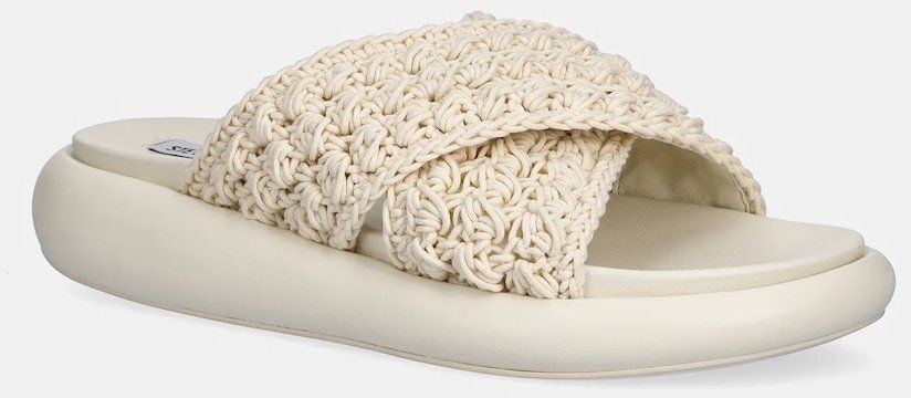 Šľapky Steve Madden Guideline béžová farba, na platforme, SM11003828