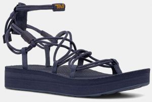Sandále Teva Midform Infinity tmavomodrá farba, na platforme, 1127890