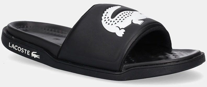 Šľapky Lacoste SERVE SLIDE DUAL čierna farba, 49CMA0038