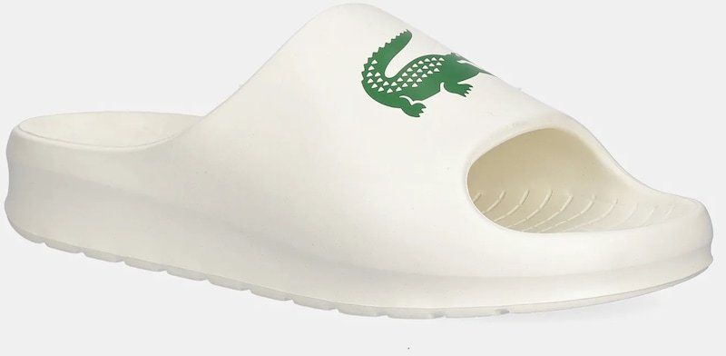 Šľapky Lacoste SERVE SLIDE 2.0 béžová farba, 48CMA0022