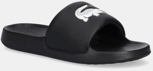 Šľapky Lacoste SERVE SLIDE 1.0 čierna farba, 49CMA0021