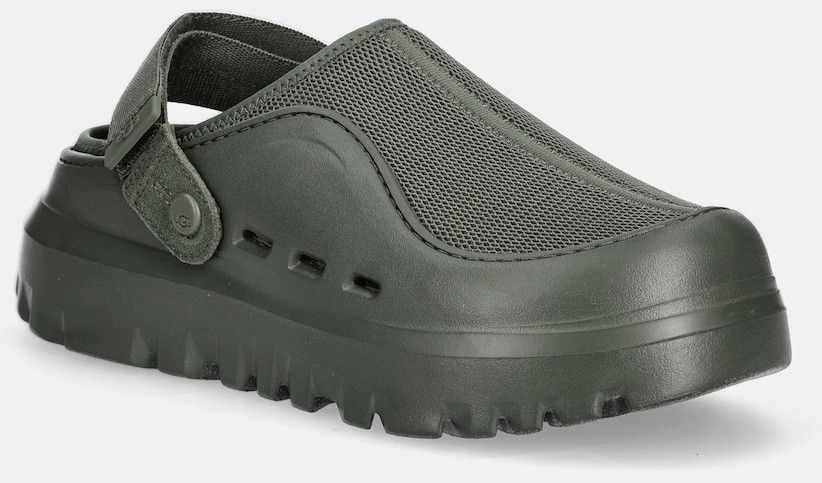 Šľapky UGG Peakmod zelená farba, 1166912-WLN