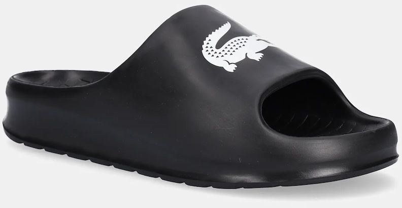 Šľapky Lacoste SERVE SLIDE 2.0 čierna farba, 48CMA0010