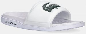 Šľapky Lacoste SERVE SLIDE DUAL biela farba, 49CFA0041