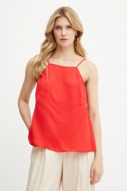 Top Twinset červená farba, jednofarebná, 251TT2192