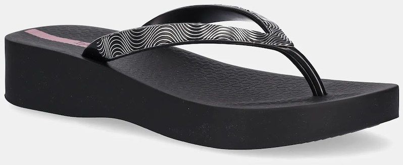 Šľapky Ipanema MESH X PLAT čierna farba, na platforme, 83612-BB801