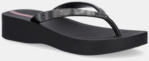 Šľapky Ipanema MESH X PLAT čierna farba, na platforme, 83612-BB801