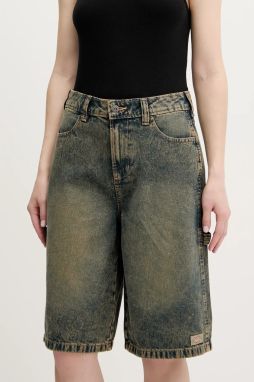 Rifľové krátke nohavice Dickies jednofarebná, vysoký pás, DK0A4Z85K581