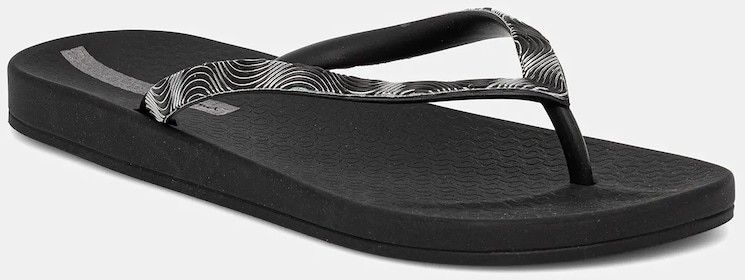 Šľapky Ipanema MESH IX FEM čierna farba, na plochom podpätku, 83651-BB807