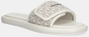 Šľapky MICHAEL Michael Kors Suki béžová farba, 40S5SKFA1B.150