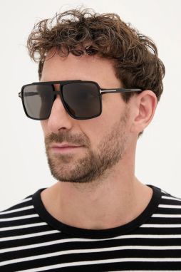 Slnečné okuliare Tom Ford Kemp čierna farba, FT1177_5901A