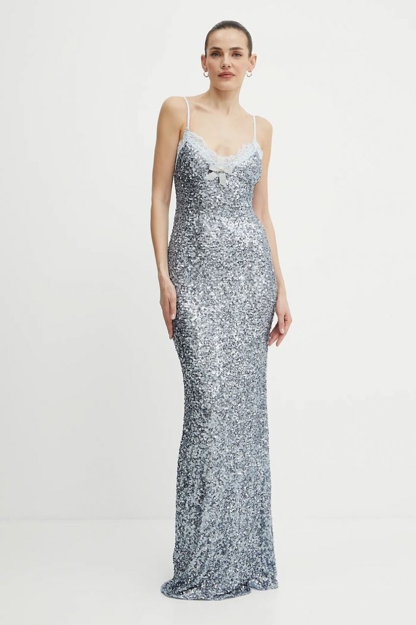 Šaty Elisabetta Franchi maxi, priliehavé, ABR4952E2