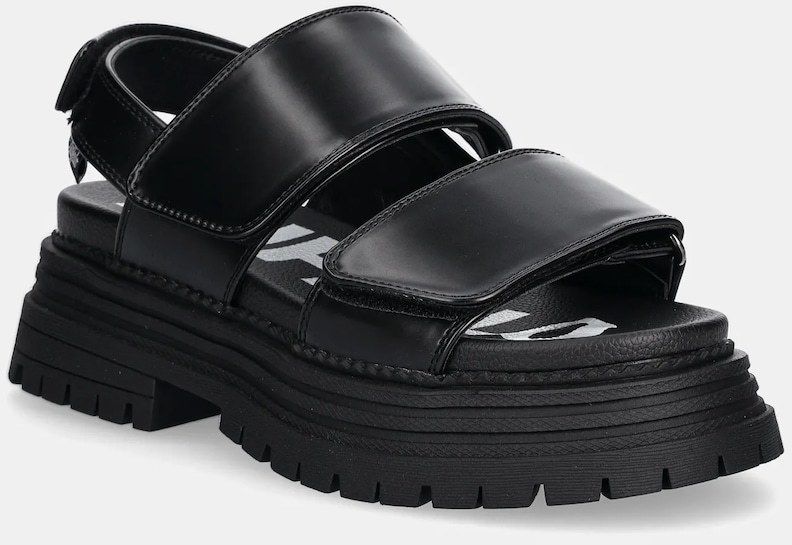 Sandále Buffalo Lennox Snd čierna farba, na platforme, 1602271-BLK
